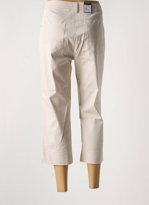 Pantacourt beige ZERRES pour femme