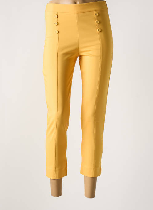 Pantacourt jaune HALOGENE pour femme