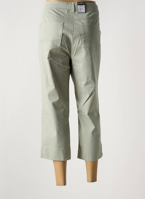 Pantacourt vert ZERRES pour femme