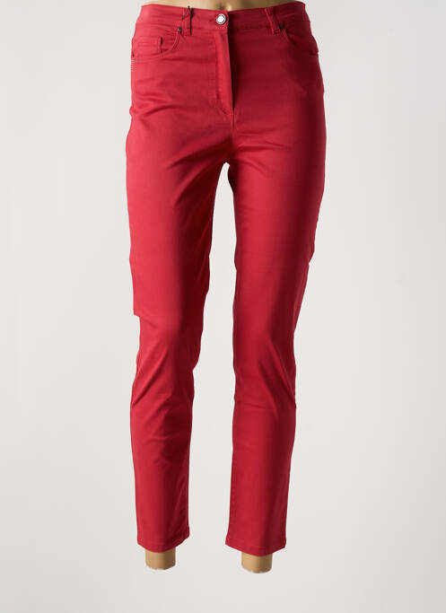 Pantalon 7/8 rouge ANTONELLE pour femme