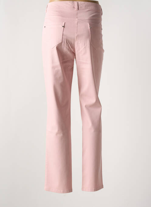 Pantalon droit rose clair DIVAS pour femme