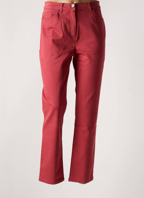 Pantalon droit rouge ANTONELLE pour femme