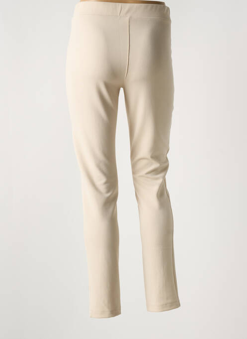Pantalon slim beige FEMMES JE VOUS AIME pour femme