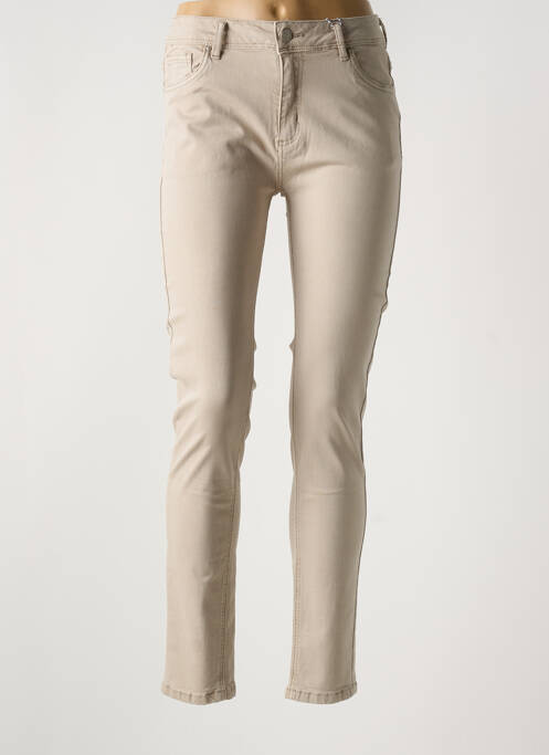 Pantalon slim beige NORFY pour femme