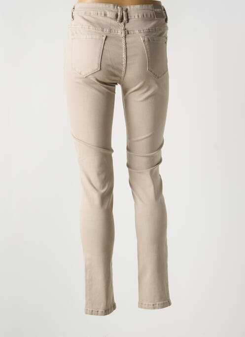 Pantalon slim beige NORFY pour femme