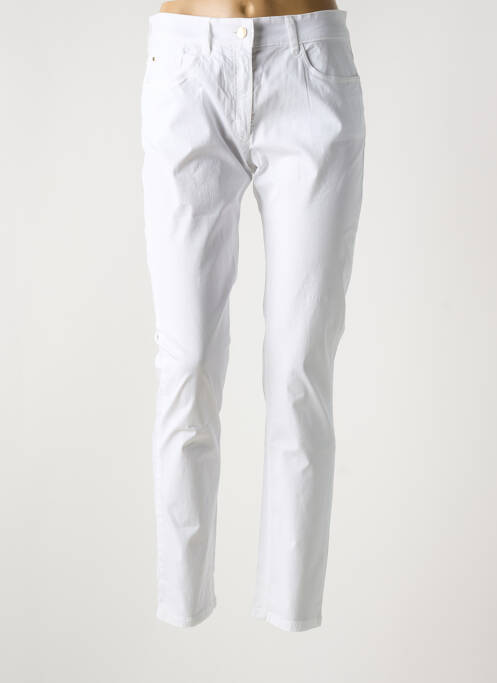 Pantalon slim blanc ZERRES pour femme