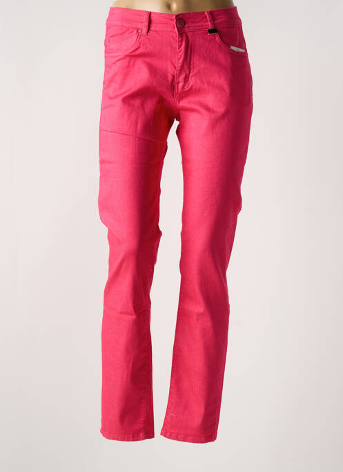 Pantalon slim rose JEAN DELFIN pour femme
