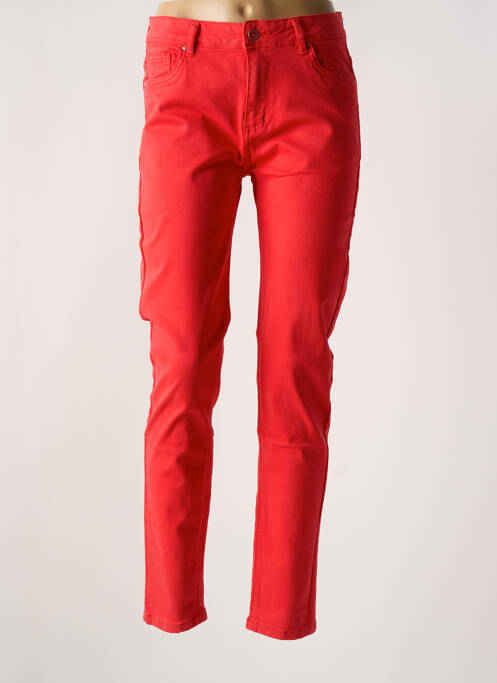 Pantalon slim rouge NORFY pour femme
