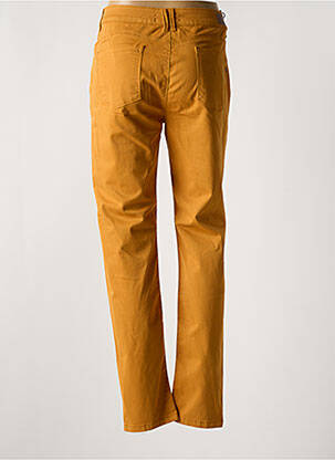 Jeans coupe slim stretch taille normale jaune CARLA KOPS femme