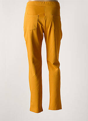 Jegging stretch taille normale jaune HALOGENE femme