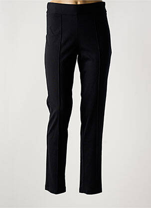 Pantalon slim taille élastique taille haute noir QUATTRO femme
