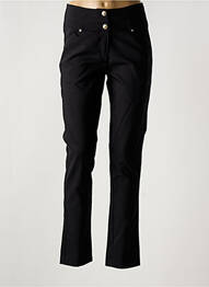 Pantalon slim stretch taille haute noir FILIPINE LAHOYA femme