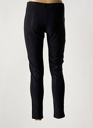 Legging effet matière satinée taille haute noir MODE DE PARIS femme
