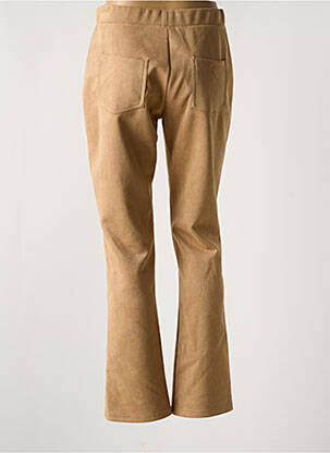 Jegging tissage suedine taille normale beige HALOGENE femme