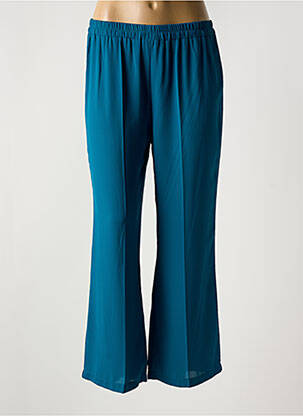 Pantalon 7/8 taille élastique taille normale vert SAM & LILI femme