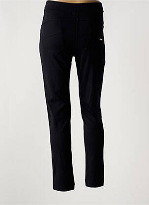Pantalon slim taille élastique taille normale noir MALOKA femme