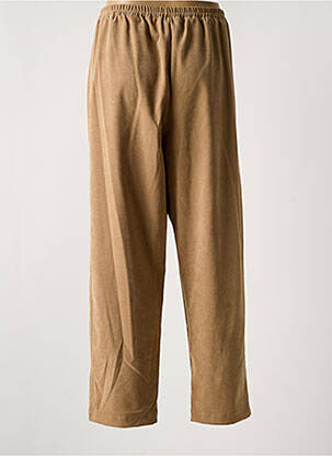 Pantalon droit stretch taille normale marron KAKIE femme