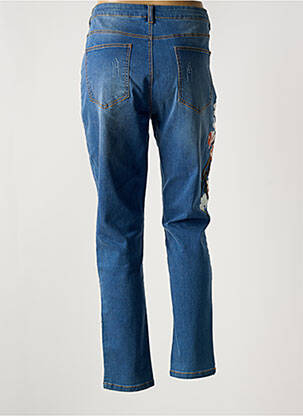 Jeans coupe slim stretch taille normale bleu LEO & UGO femme