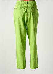 Jeans coupe droite vert AGATHE & LOUISE pour femme seconde vue