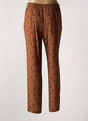 Pantalon droit marron DIVAS pour femme seconde vue