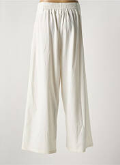 Pantalon large beige MARINA V pour femme seconde vue
