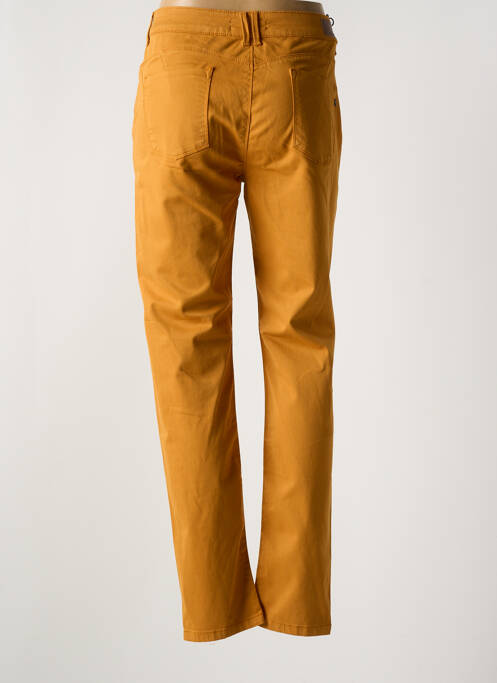 Jeans coupe slim stretch taille normale jaune CARLA KOPS femme