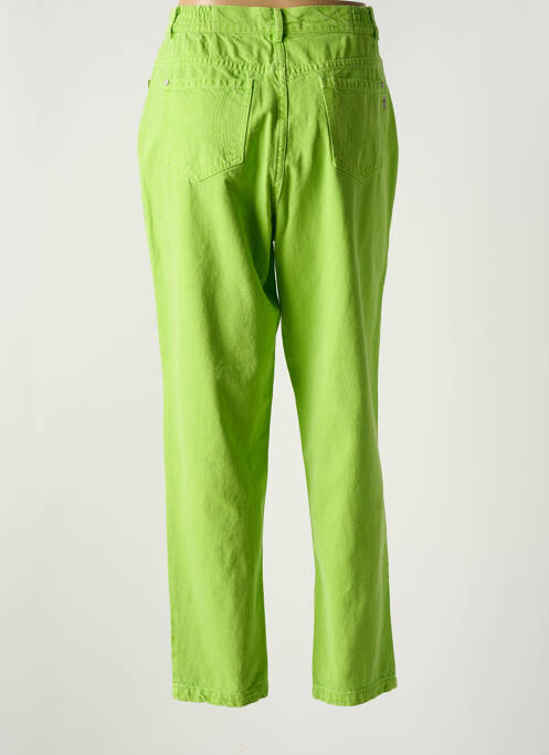 Jeans coupe droite vert AGATHE & LOUISE pour femme