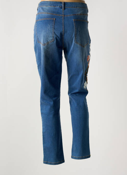 Jeans coupe slim bleu LEO & UGO femme