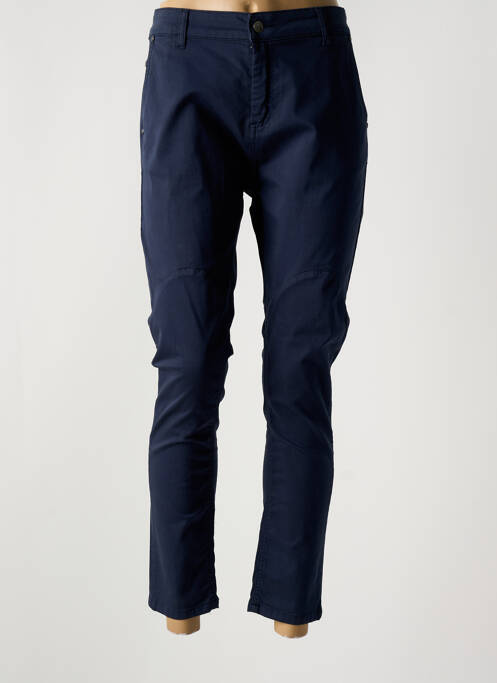 Pantalon 7/8 bleu CARLA KOPS pour femme