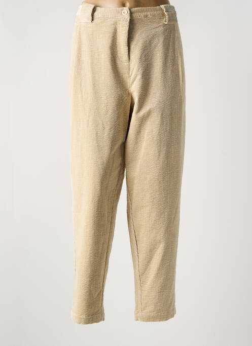Pantalon droit beige KOKOMARINA pour femme
