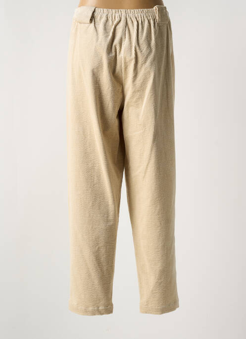 Pantalon droit beige KOKOMARINA pour femme