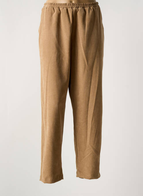 Pantalon droit marron KAKIE pour femme