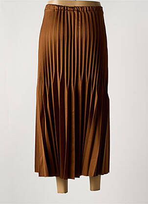 Jupe longue coupe fluide marron KOKOMARINA femme