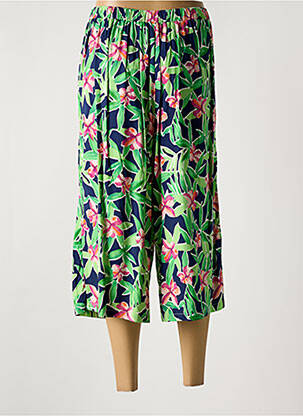 Pantacourt taille élastique vert THALASSA femme