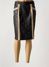 Jupe longue coupe droite noir ROMEO POUR JULIETTE femme