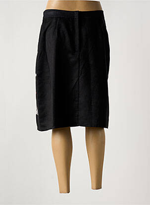 Jupe mi-longue coupe droite noir FIGURE LIBRE femme