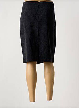 Jupe mi-longue coupe droite noir FILIPINE LAHOYA femme