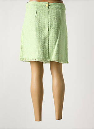 Jupe courte coupe droite vert AGATHE & LOUISE femme