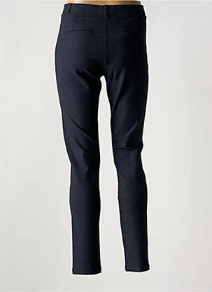Pantalon slim taille élastique bleu THALASSA femme