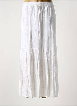 Jupe longue blanc GRAIN DE MALICE pour femme