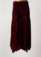 Jupe longue violet MARILU pour femme seconde vue