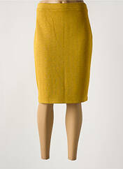 Jupe mi-longue jaune DIVAS pour femme seconde vue