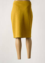 Jupe mi-longue jaune DIVAS pour femme seconde vue