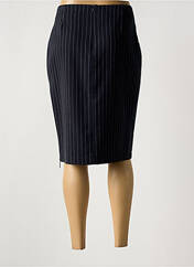 Jupe mi-longue noir FEMMES JE VOUS AIME pour femme seconde vue