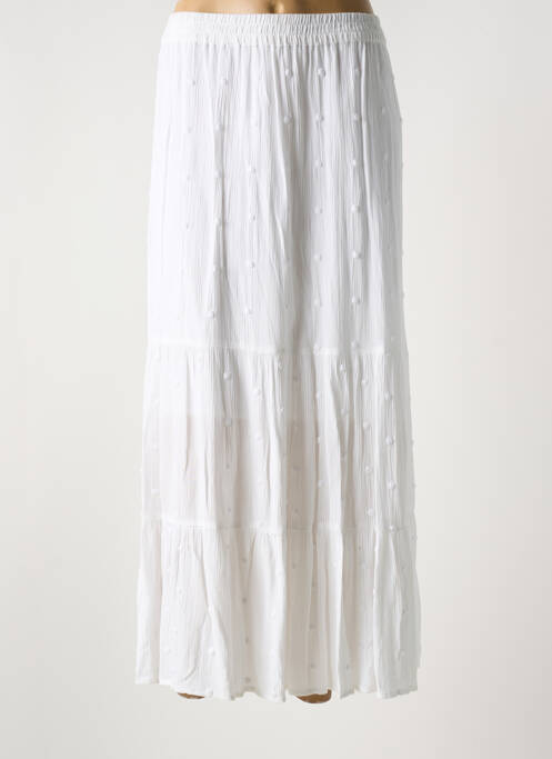Jupe longue blanc GRAIN DE MALICE pour femme