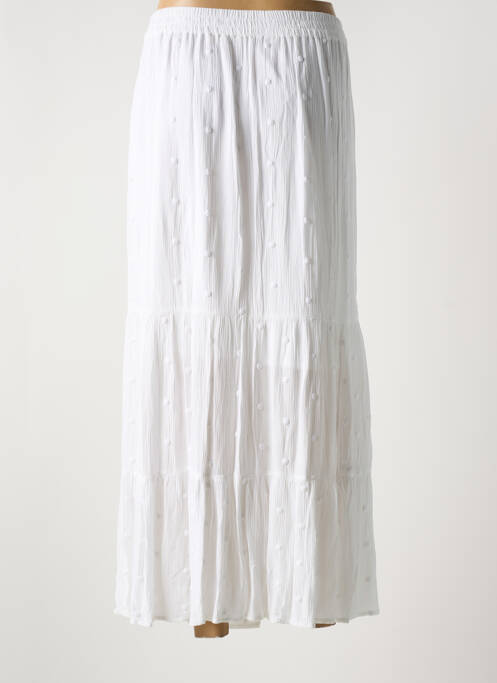 Jupe longue blanc GRAIN DE MALICE pour femme