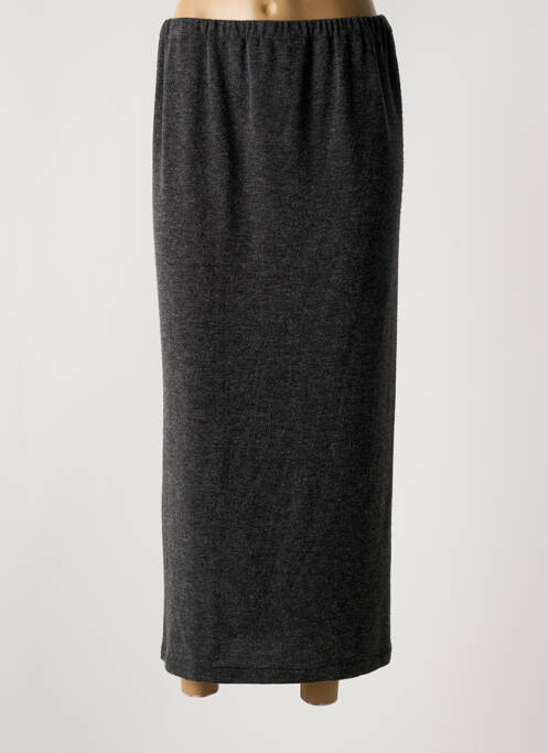 Jupe longue gris MARILU pour femme