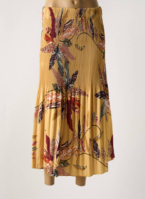 Jupe longue jaune EGO pour femme