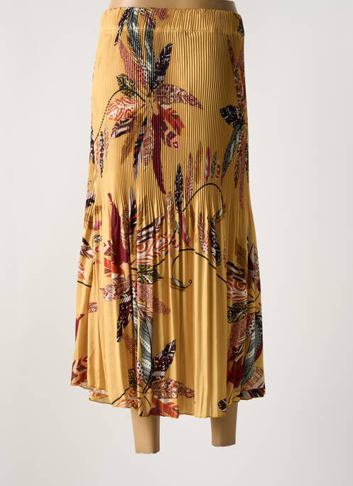 Jupe longue jaune EGO pour femme