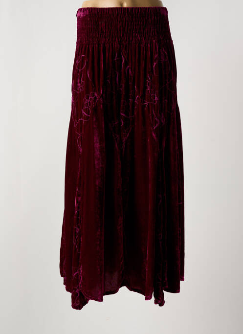 Jupe longue violet MARILU pour femme